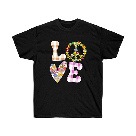 Hippie LOVE and Peace Tshirt